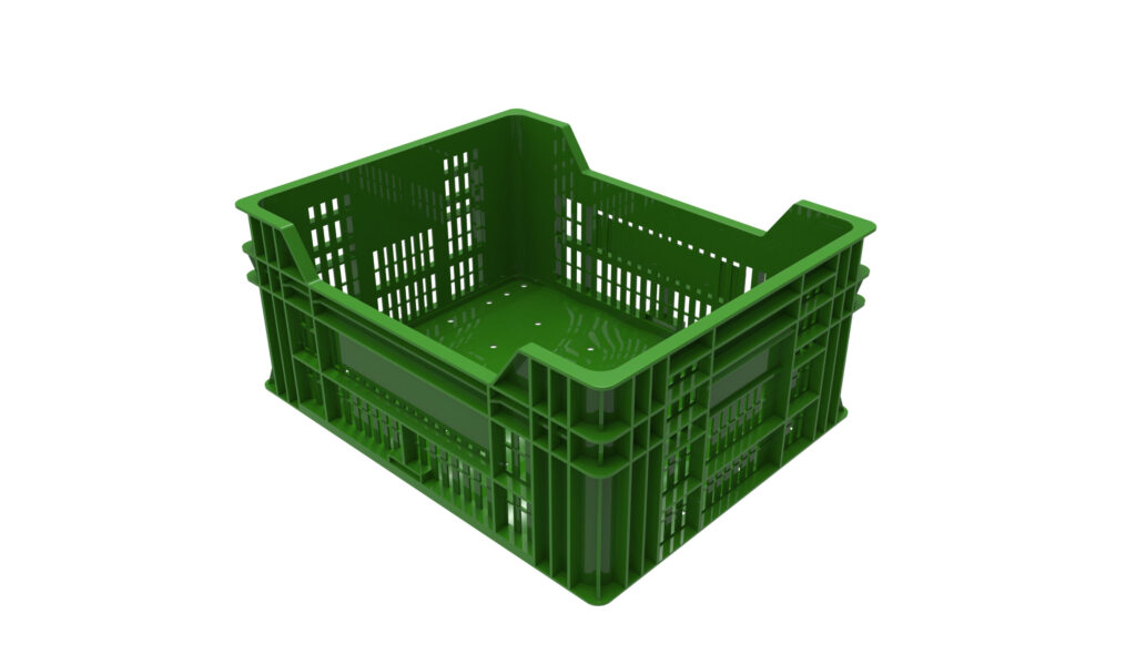 Multipurpose agricultural box 50x40x21 made of plastic from Murgiplast