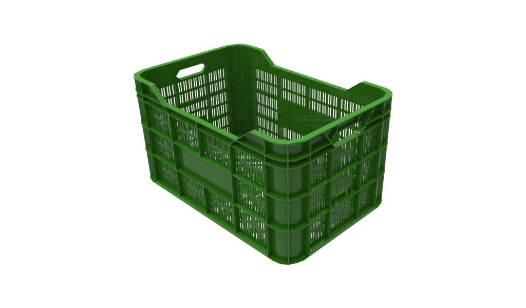 Caja agrícola europea ligera 60x40x32 de plástico de Murgiplast