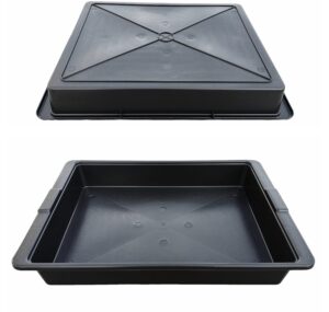 Black Murgiplast watering tray